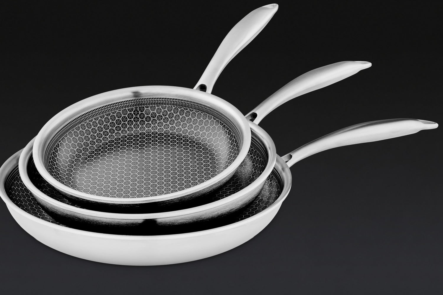 Hybride Pannenset 3-delig 20, 24 & 28 cm PFAS-vrij