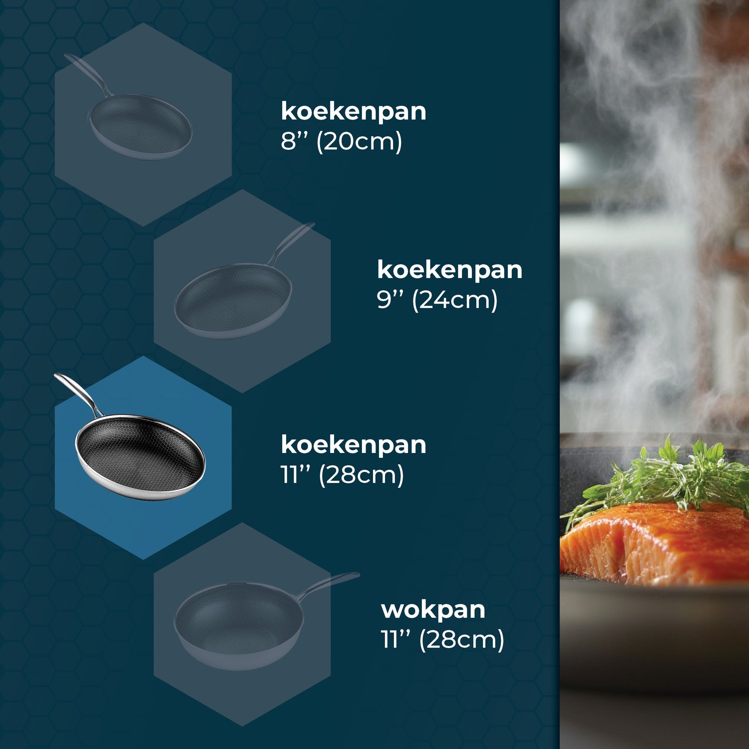Hybride Koekenpan 28 cm PFAS-vrij